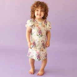 French Terry Ruffled Dress