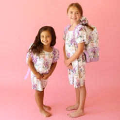 French Terry Ruffled Dress