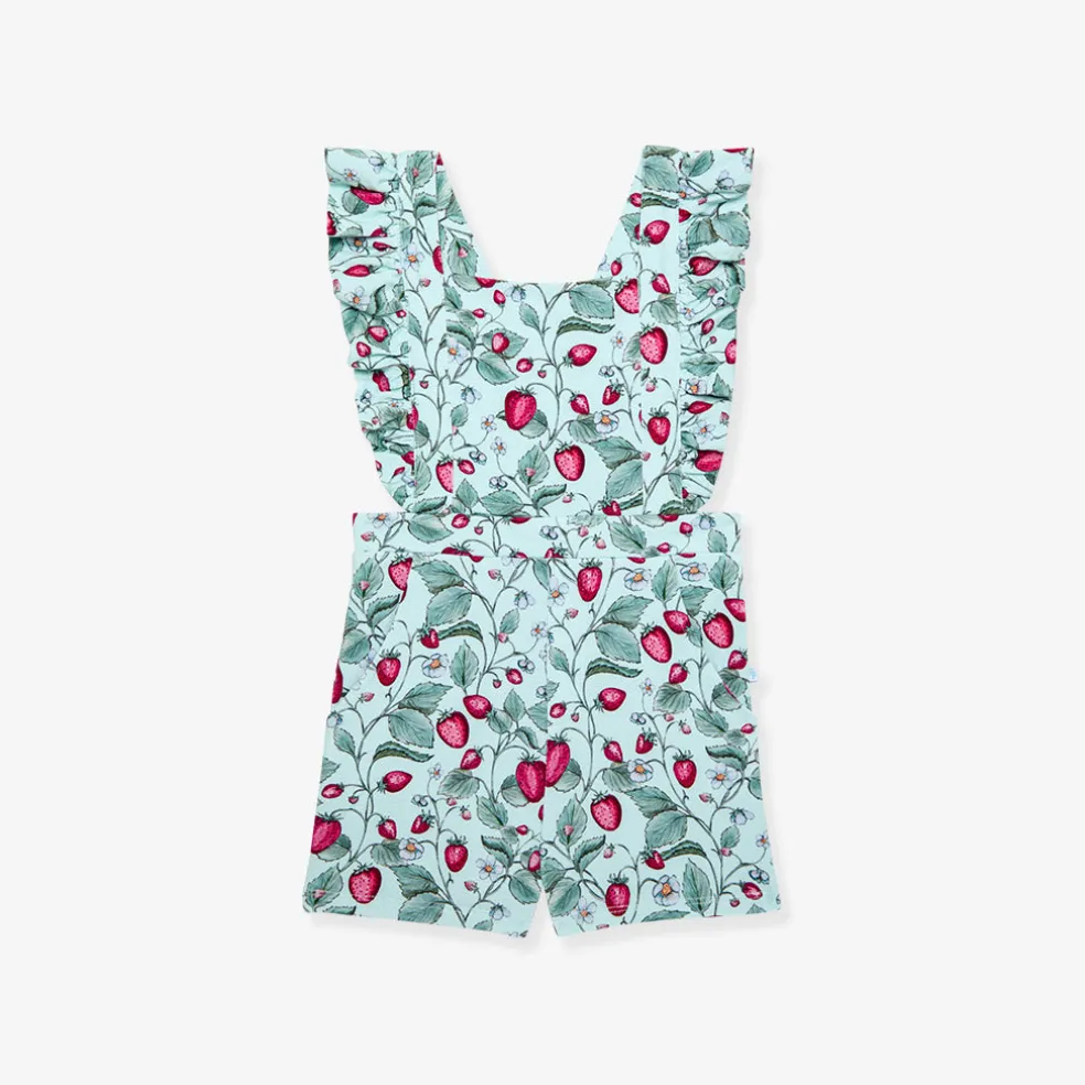 French Terry Short Overalls