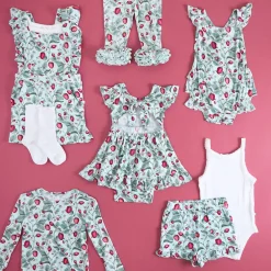French Terry Short Overalls