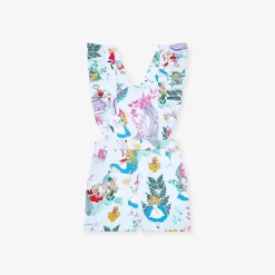 French Terry Short Overalls