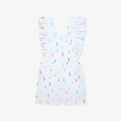French Terry Short Overalls