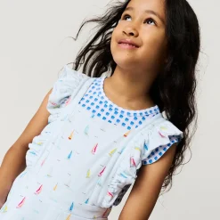 French Terry Short Overalls