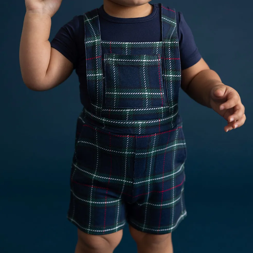 French Terry Short Overalls