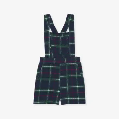 French Terry Short Overalls