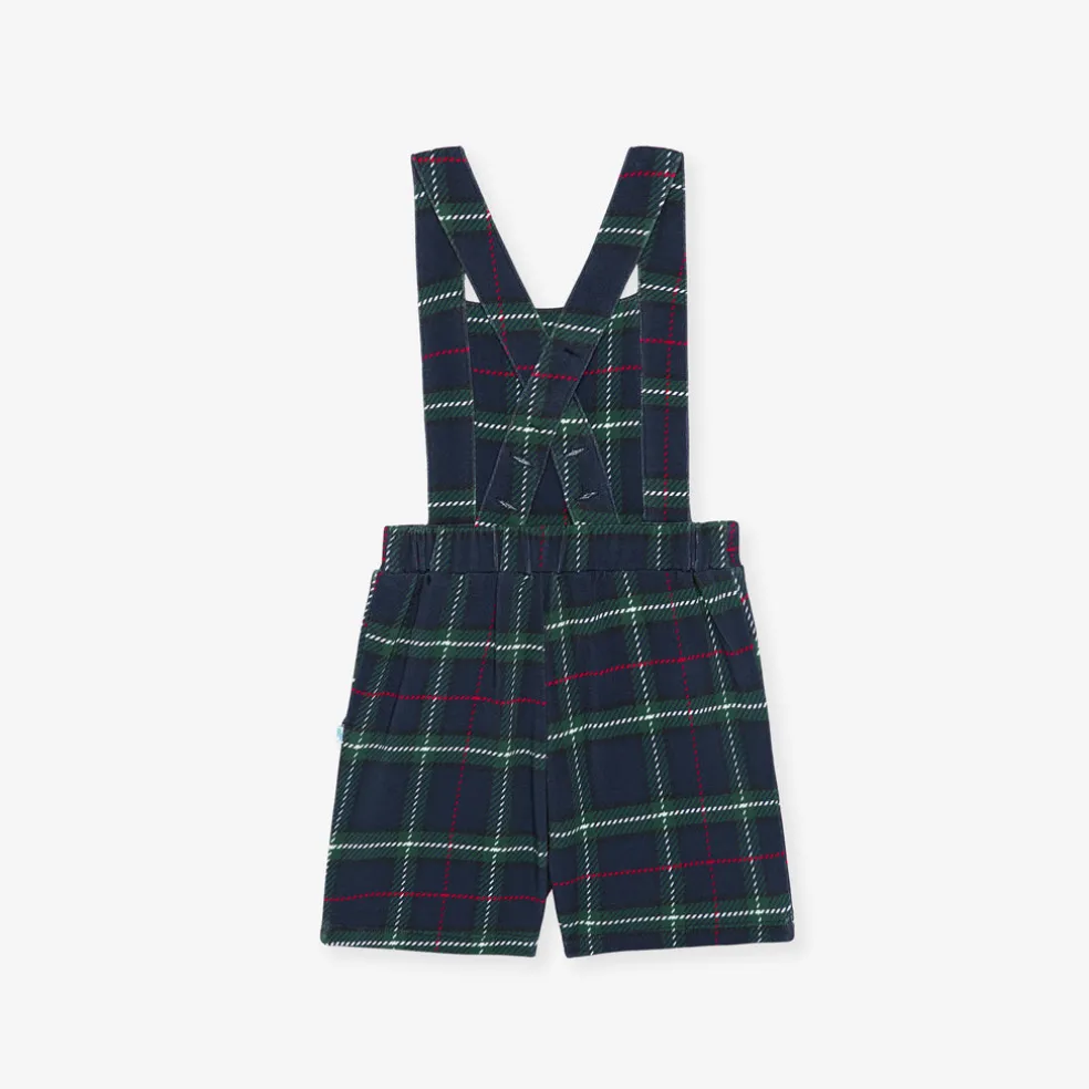 French Terry Short Overalls