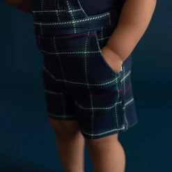 French Terry Short Overalls