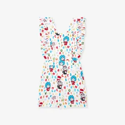 French Terry Short Overalls