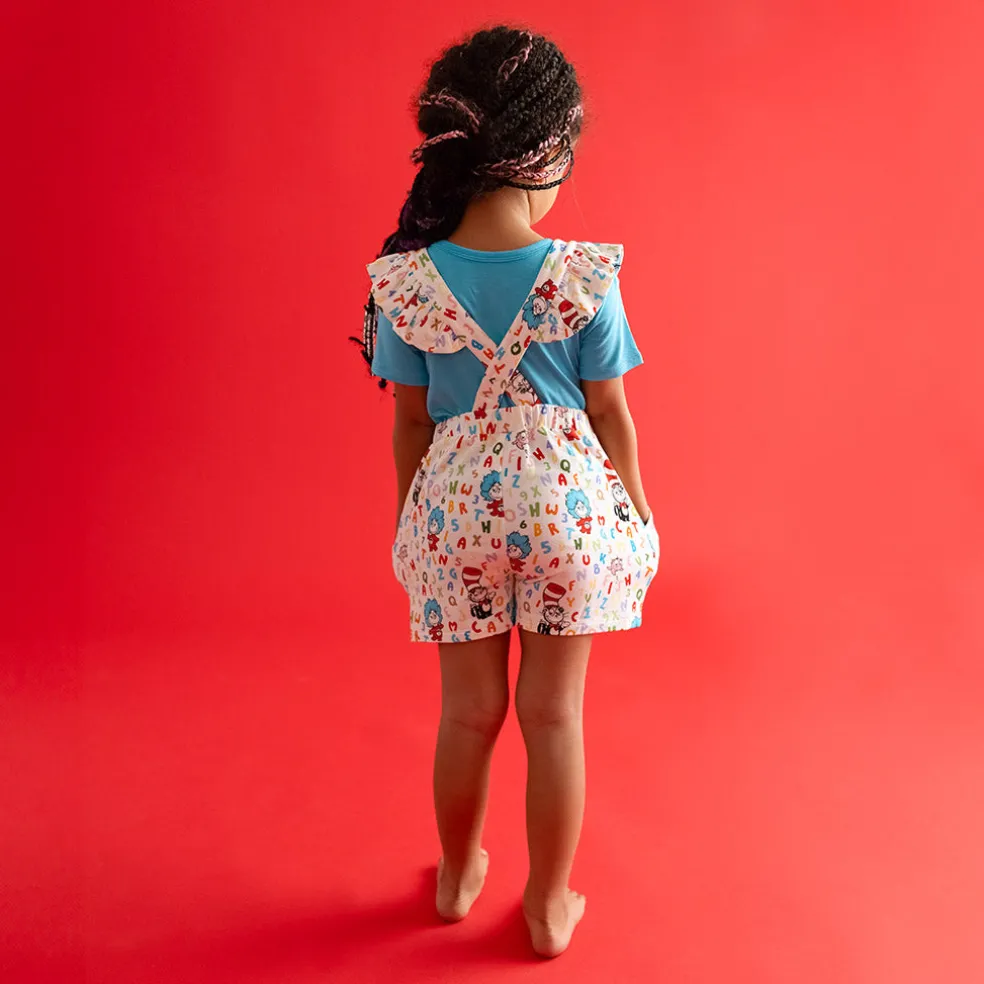 French Terry Short Overalls