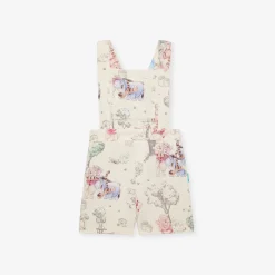 French Terry Short Overalls