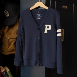 French Terry Varsity Cardigan