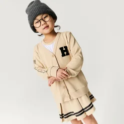 French Terry Varsity Cardigan