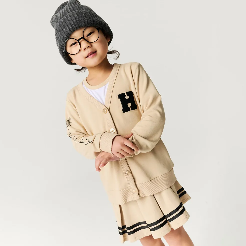 French Terry Varsity Cardigan