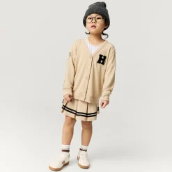 French Terry Varsity Cardigan