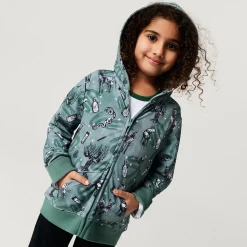French Terry Zippered Hoodie