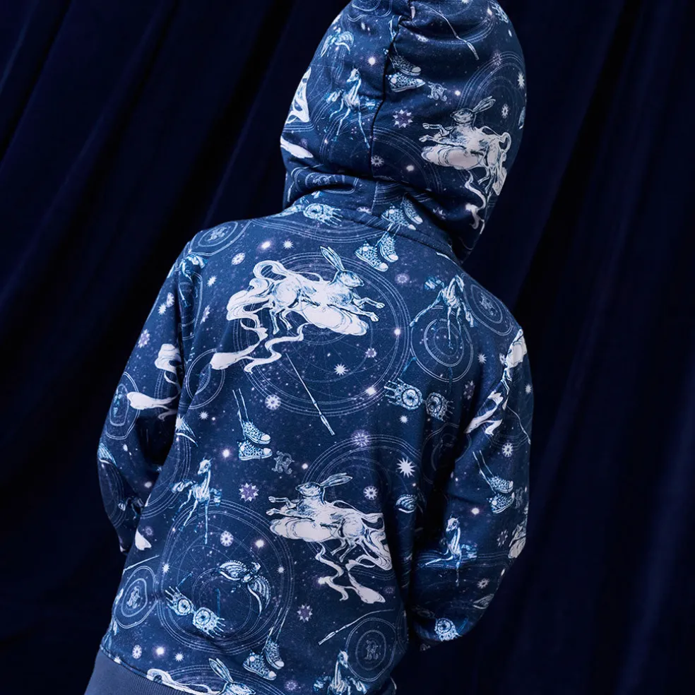 French Terry Zippered Hoodie