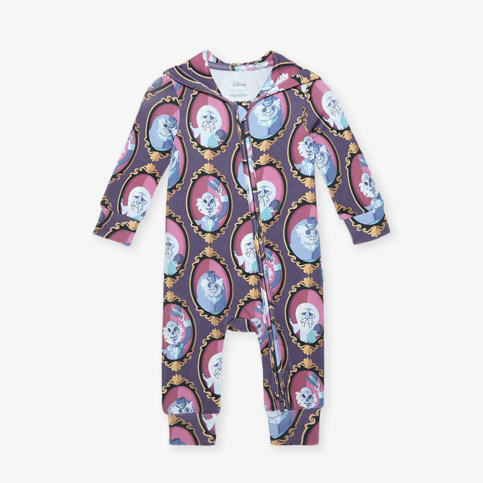 French Terry Zippered Hooded Romper