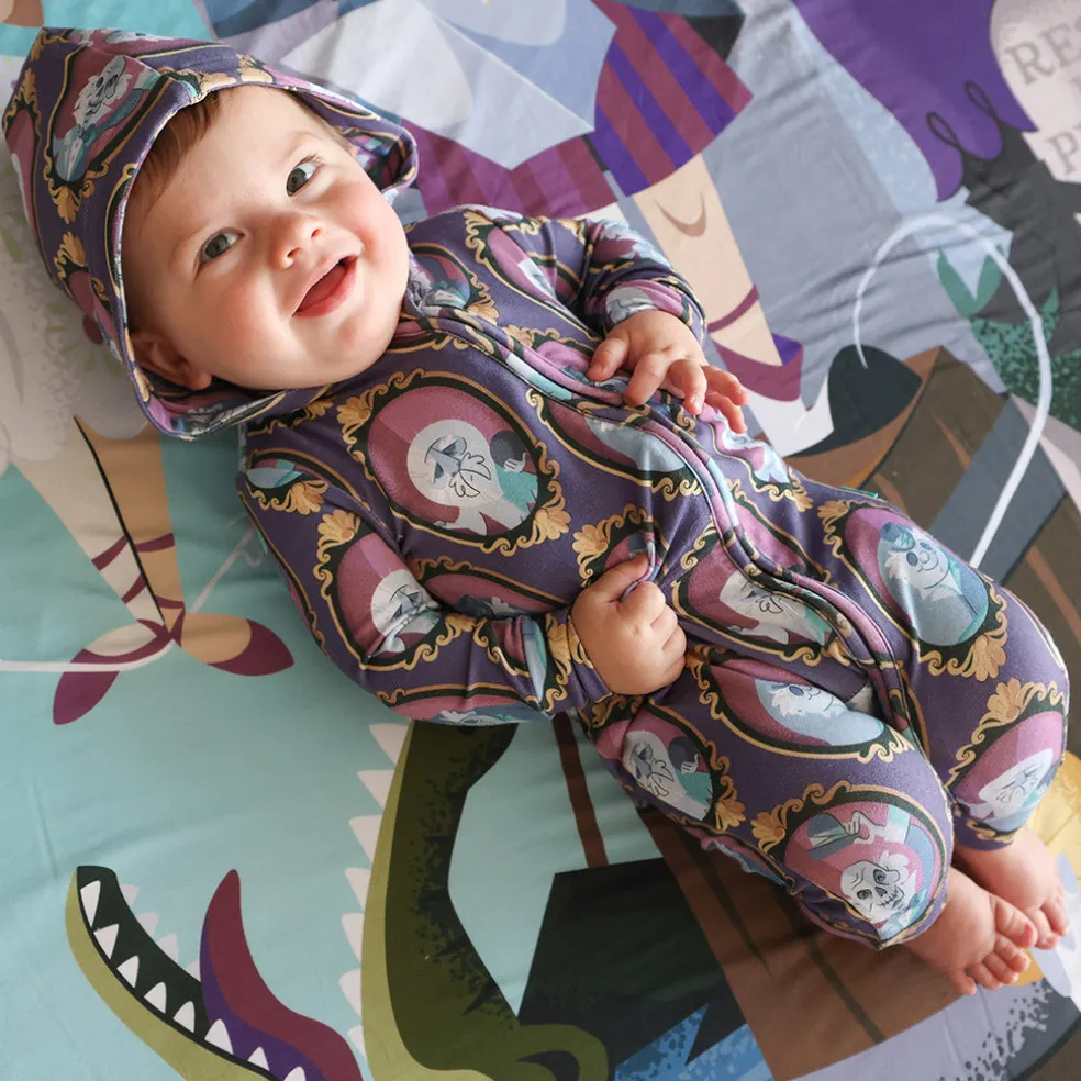 French Terry Zippered Hooded Romper