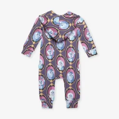 French Terry Zippered Hooded Romper
