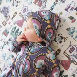 French Terry Zippered Hooded Romper