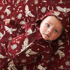French Terry Zippered Hooded Romper