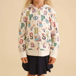French Terry Zippered Hoodie