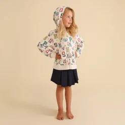 French Terry Zippered Hoodie