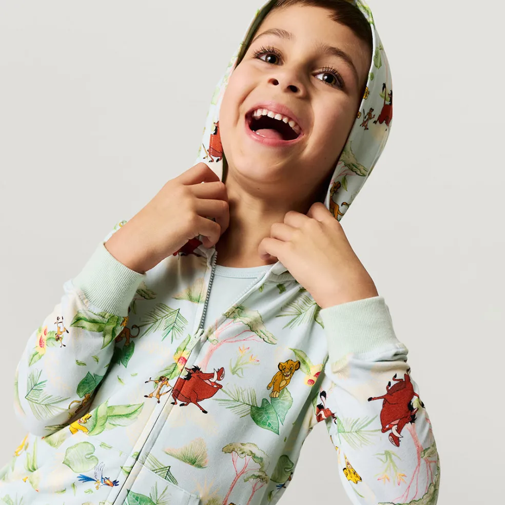 French Terry Zippered Hoodie
