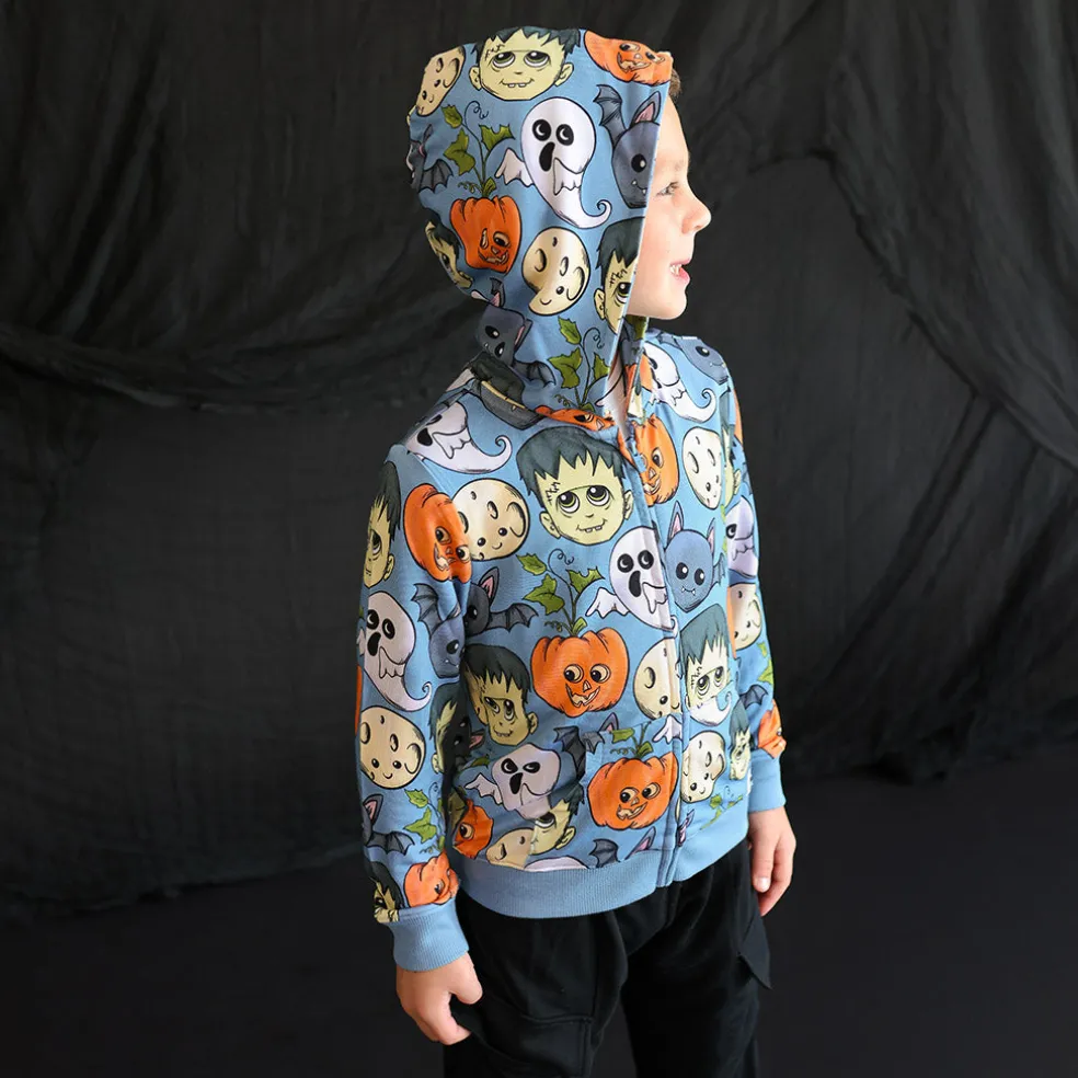 French Terry Zippered Hoodie