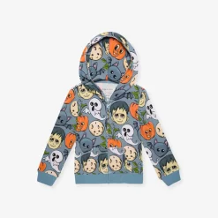 French Terry Zippered Hoodie