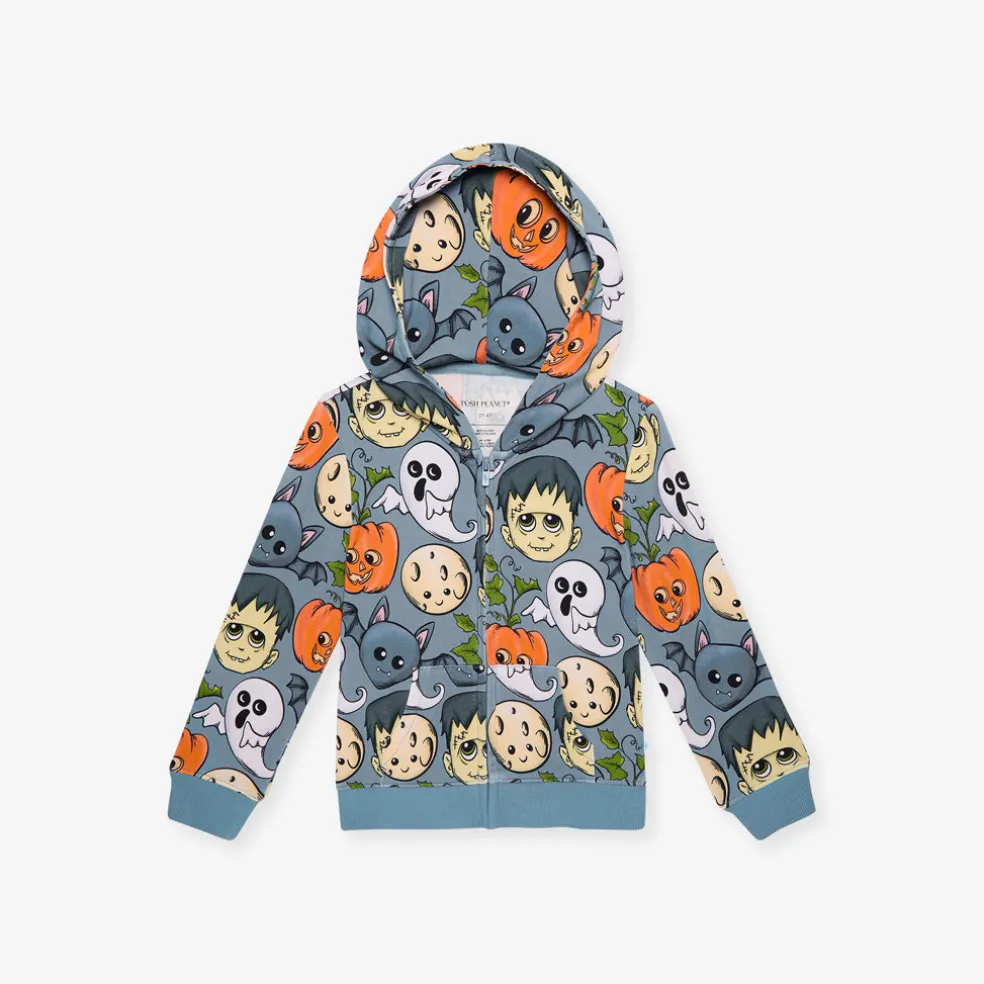 French Terry Zippered Hoodie
