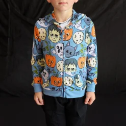 French Terry Zippered Hoodie