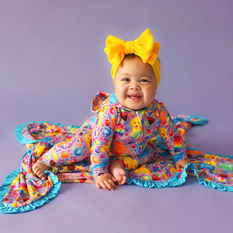 French Terry Zippered Hooded Romper