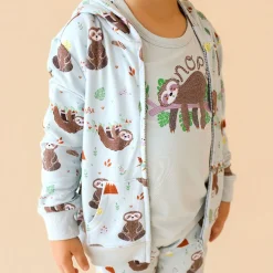 French Terry Zippered Hoodie