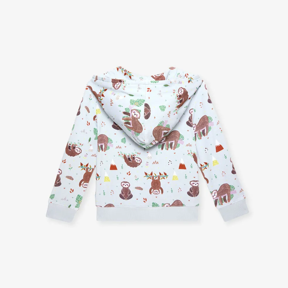 French Terry Zippered Hoodie