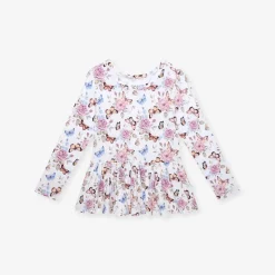 Long Sleeve Peplum