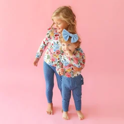 Long Sleeve Ruffled Shoulder Top