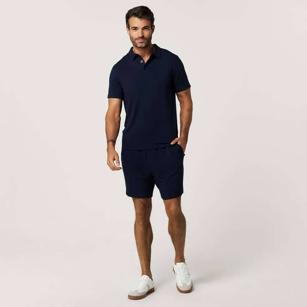 Men's French Terry Polo Shirt