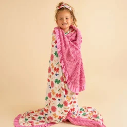 Minky Ruffled Luxe Patoo® Blanket