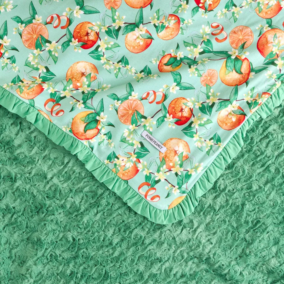 Minky Ruffled Luxette Patoo® Blanket