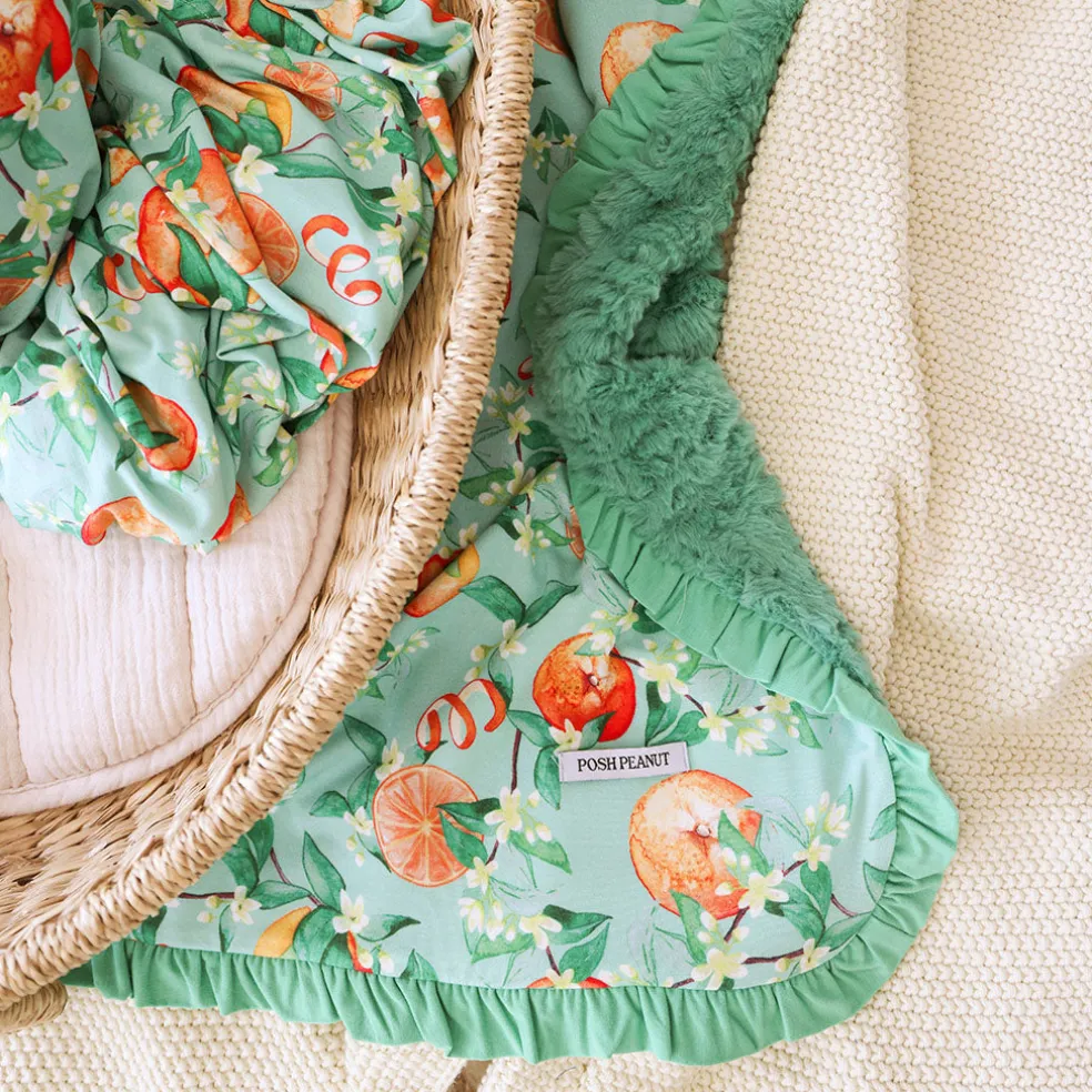 Minky Ruffled Luxette Patoo® Blanket