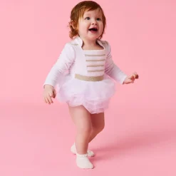 Nutcracker Velour Tulle Bodysuit Dress