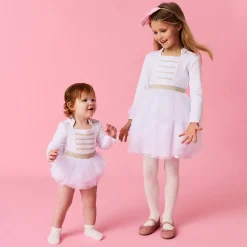 Nutcracker Velour Tulle Bodysuit Dress