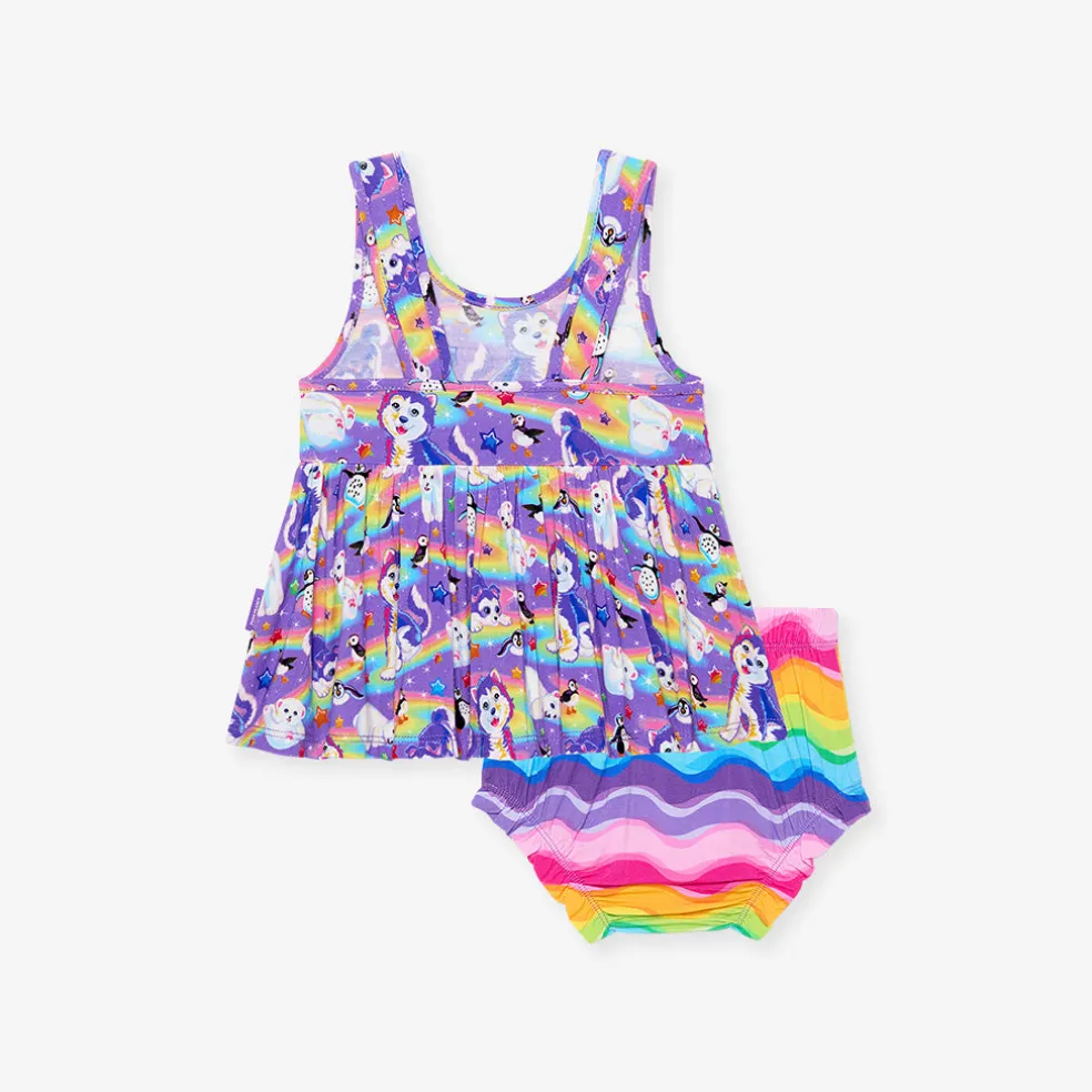 Peplum Bummie Set