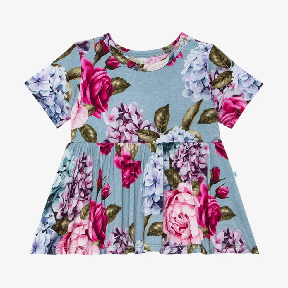 Peplum Ruffled Bummie Set