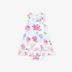 Racerback Ruffled Bodysuit Dress