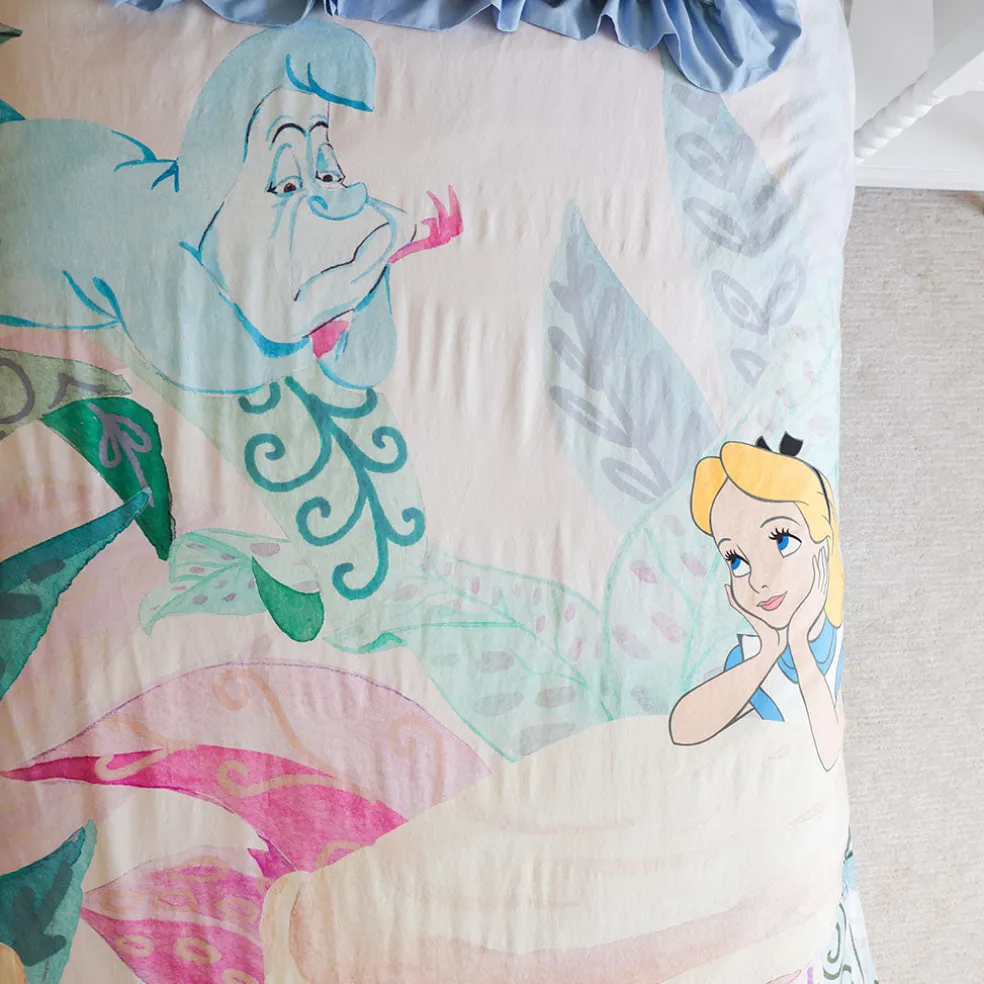 Reversible Ruffled Duvet Cover