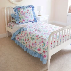 Reversible Ruffled Duvet Cover