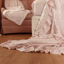 Reversible Ruffled Duvet Cover