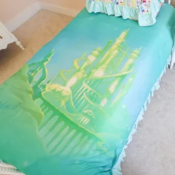 Reversible Ruffled Duvet Cover